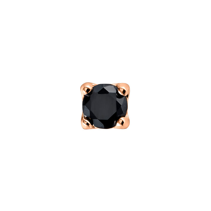 Orecchino piercing oro rosa spinello Luz
