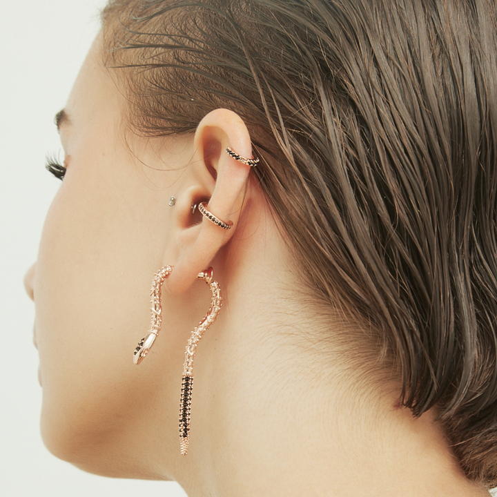 Piercing-Ohrring Ring Roségold Spinell Sophie