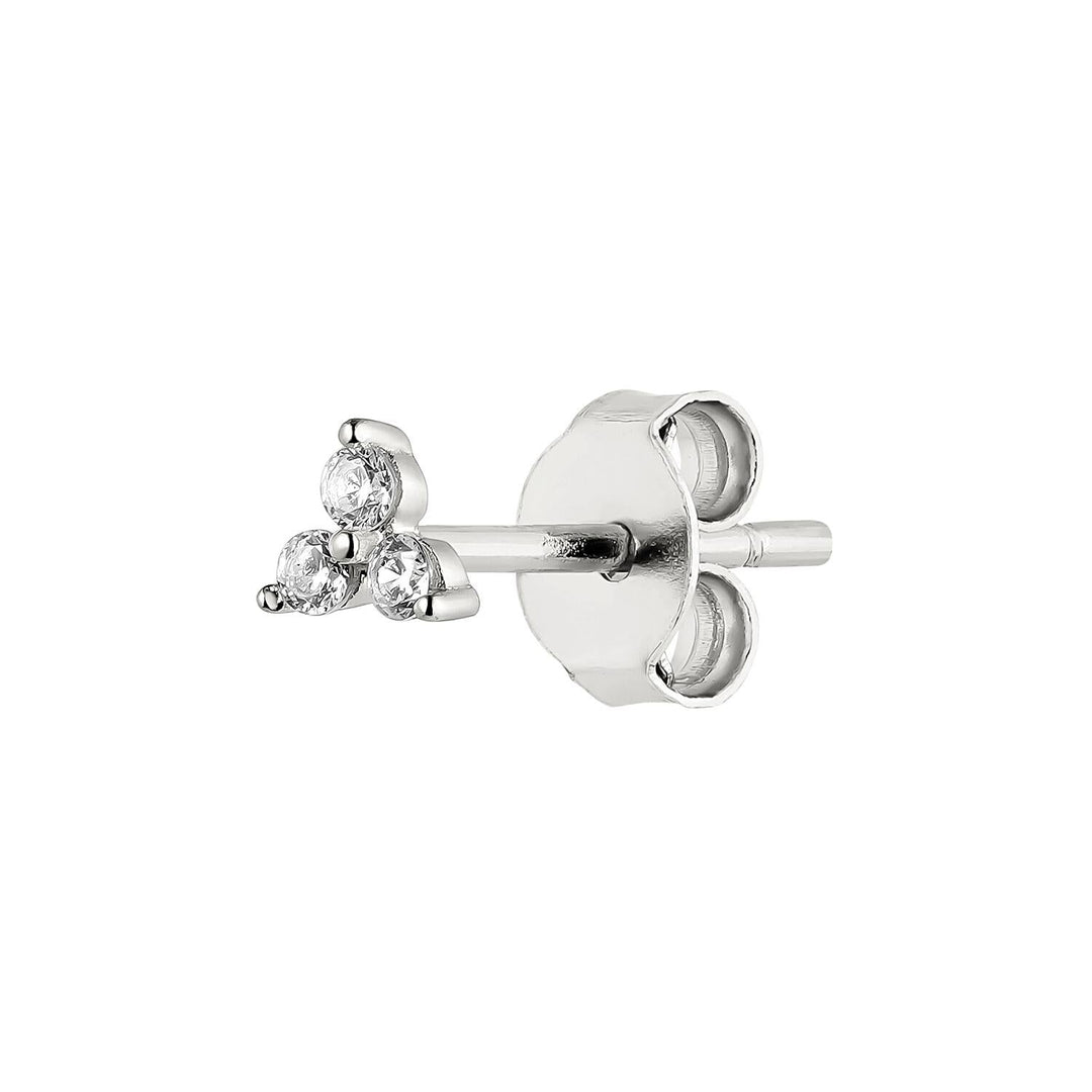 SILBER PRINCESSE PIERCING OHRRING