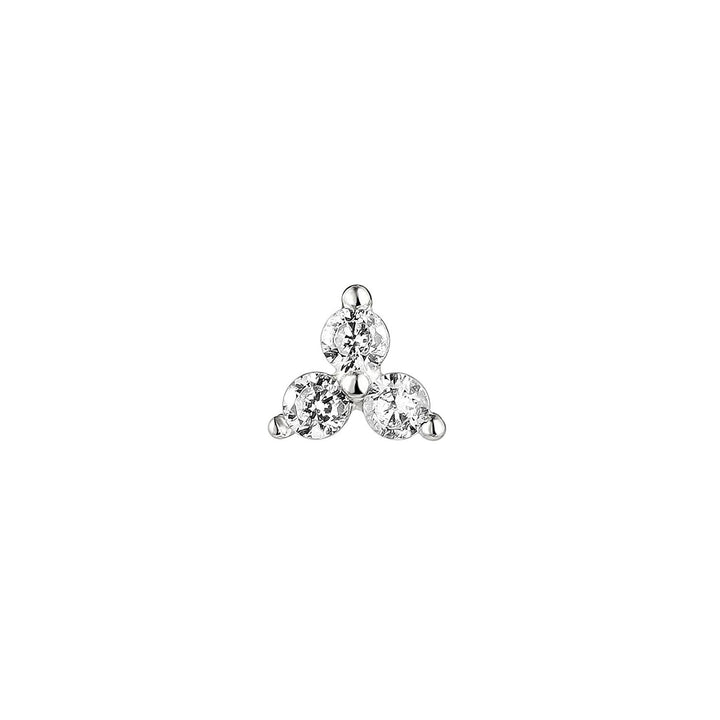 SILBER PRINCESSE PIERCING OHRRING