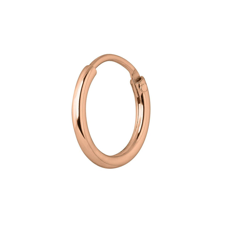 PENDIENTE PIERCING ARO ORO ROSA RANIA
