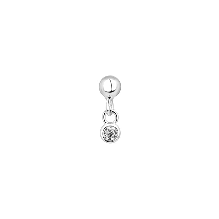 PENDIENTE PIERCING DE PLATA BRILLANT