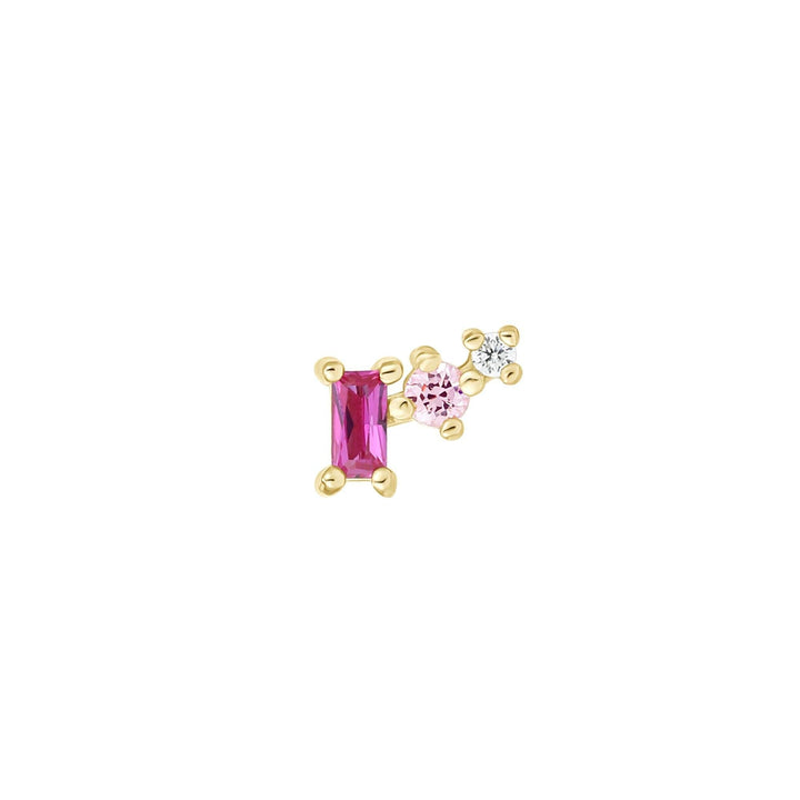 PENDIENTE PIERCING PLATA SWEET BUZZ - Blissou Jewelry