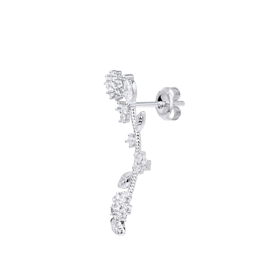 ROSALIE SILVER CLIMBER EARRING  