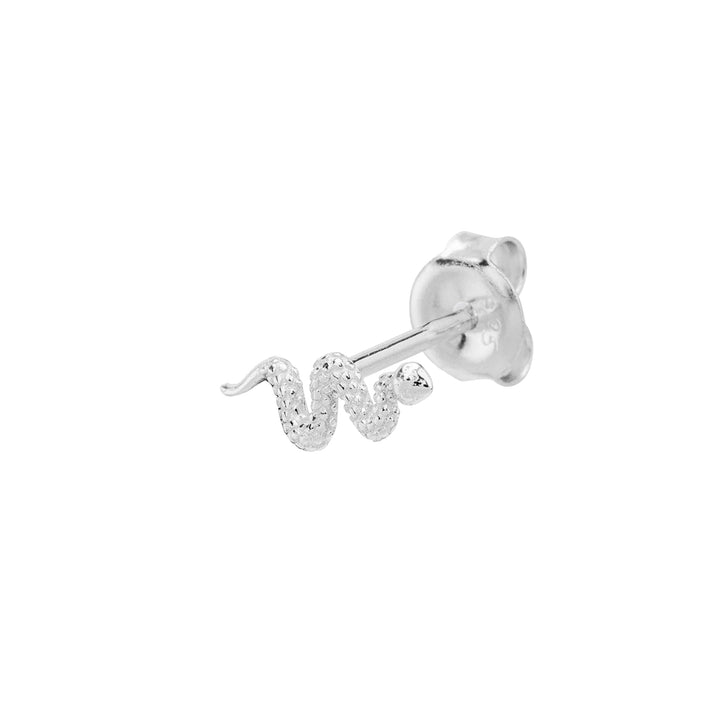 PIERCING OORBEL ZILVER KLEINE SLANG