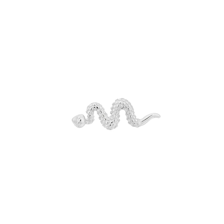 PIERCING OORBEL ZILVER KLEINE SLANG