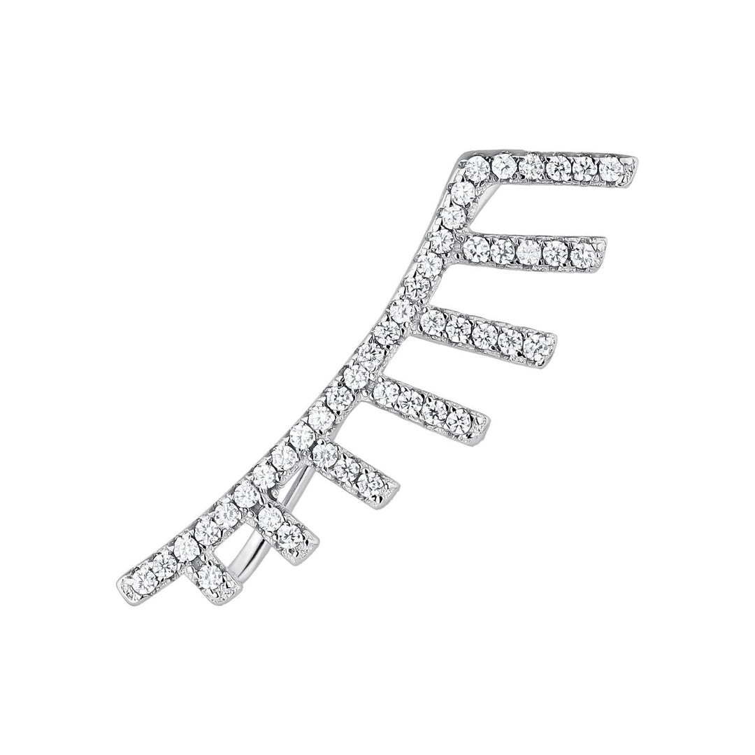PENDIENTE TREPADOR DE PLATA GATSBY