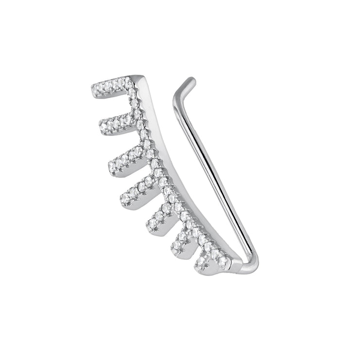 PENDIENTE TREPADOR DE PLATA GATSBY