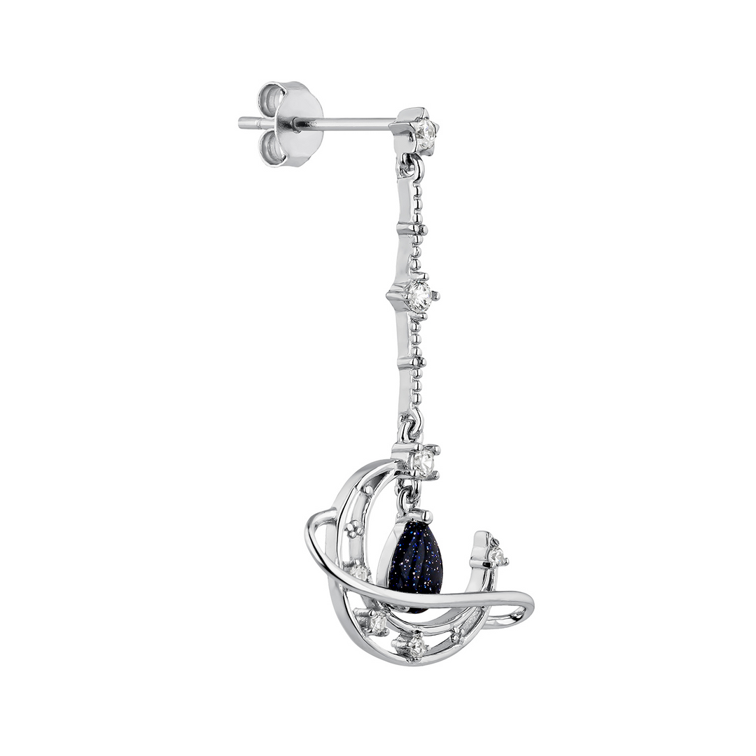 PENDIENTE PIERCING DE PLATA CANDY ORBIT