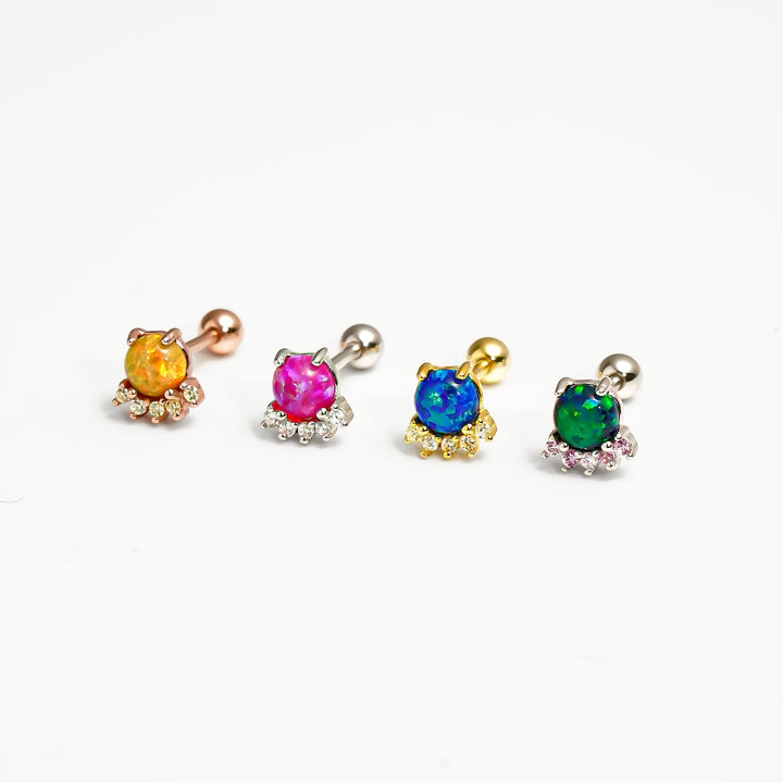 PIERCING-Ohrring aus Silber Caledonia