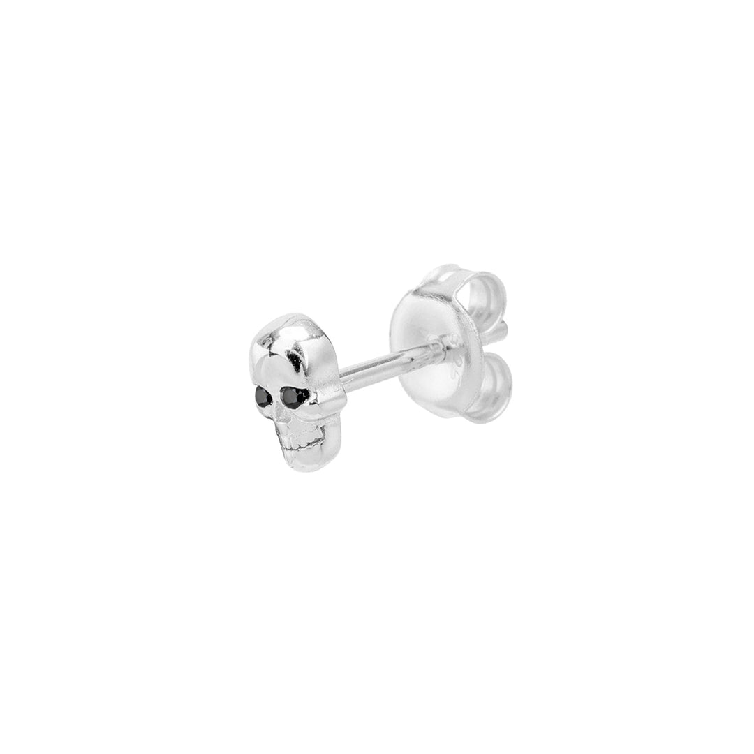 ORECCHINO PIERCING IN ARGENTO CRANIUM