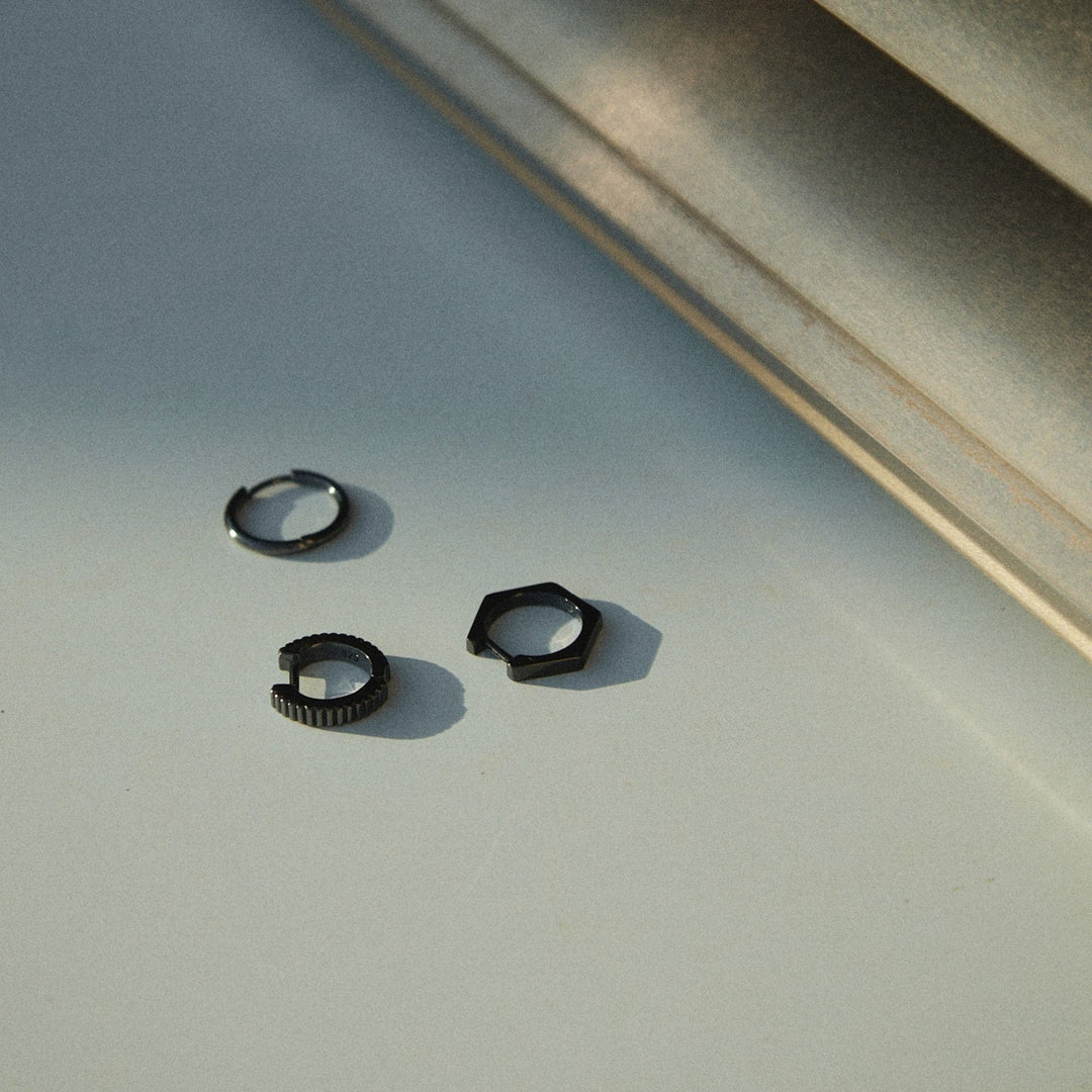 ORECCHINO PIERCING CERCHIO RUTENIO KAOS