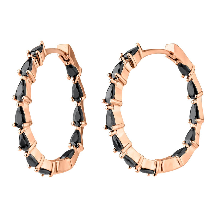 ROSE GOLD MATILDA HOOPS